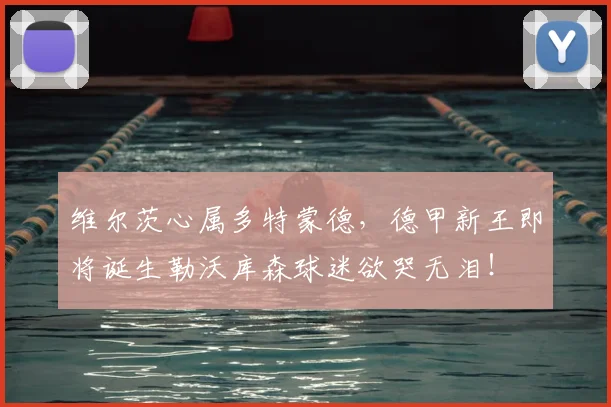 维尔茨心属多特蒙德，德甲新王即将诞生勒沃库森球迷欲哭无泪！