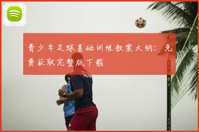 青少年足球基础训练教案大纲：免费获取完整版下载
